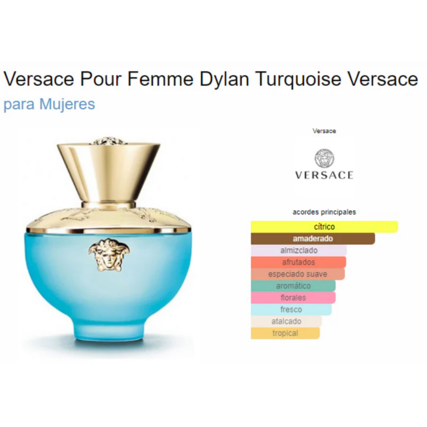 Dylan Turquoise Versace - EDT